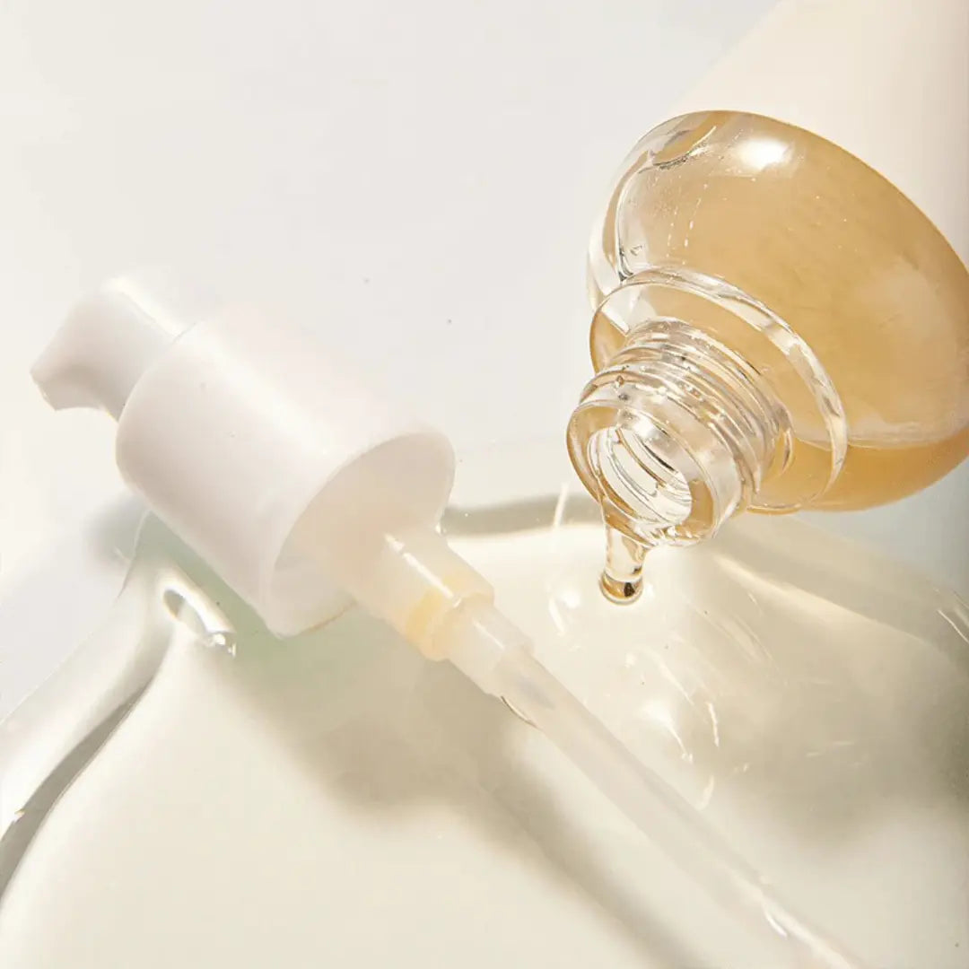 Light gel texture of Mixsoon Bean Essence K-Beauty serum for smooth, radiant skin.