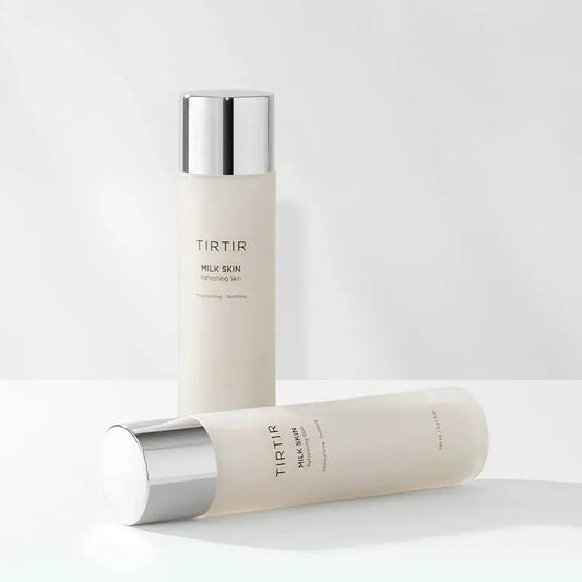 Close-up of TirTir Milk Skin Toner lightweight milky texture