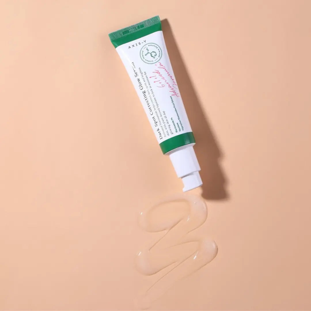 Lightweight texture of AXIS-Y Dark Spot Correcting Glow Serum showing smooth and hydrating finish