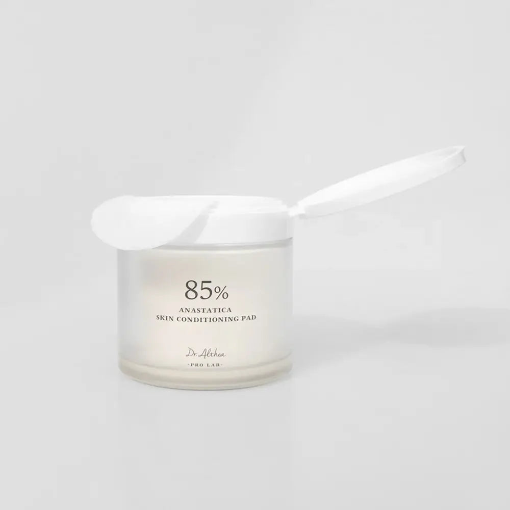 Dr. Althea Anastatica Skin Conditioning Pad texture - Double-sided exfoliating and hydrating toner pads with Jericho Rose.