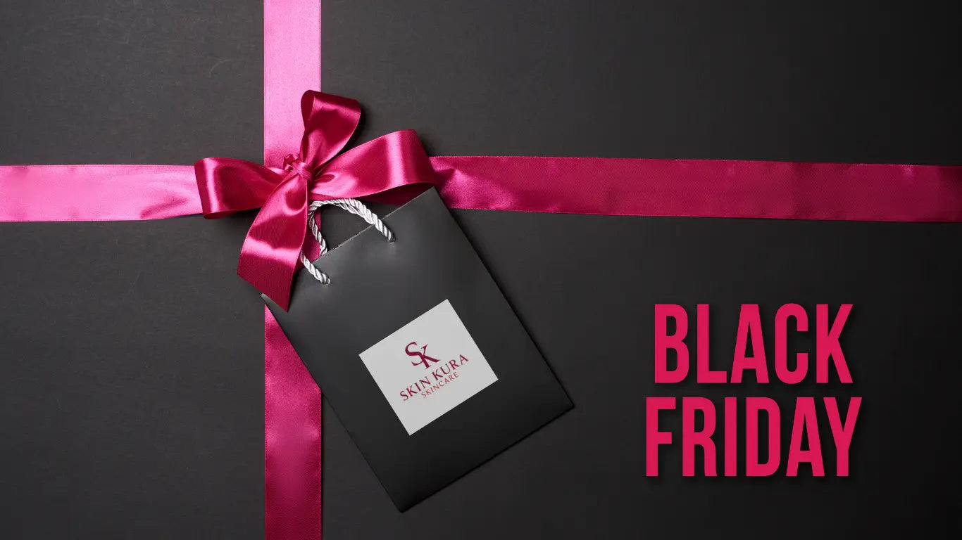 Black Friday banner featuring exclusive Korean skincare and K-Beauty deals