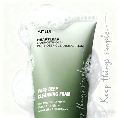 Anua Heartleaf Quercetinol Pore Deep Cleansing Foam