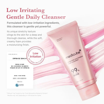 Whipped creamy foam texture | deep cleanse, gentle on skin