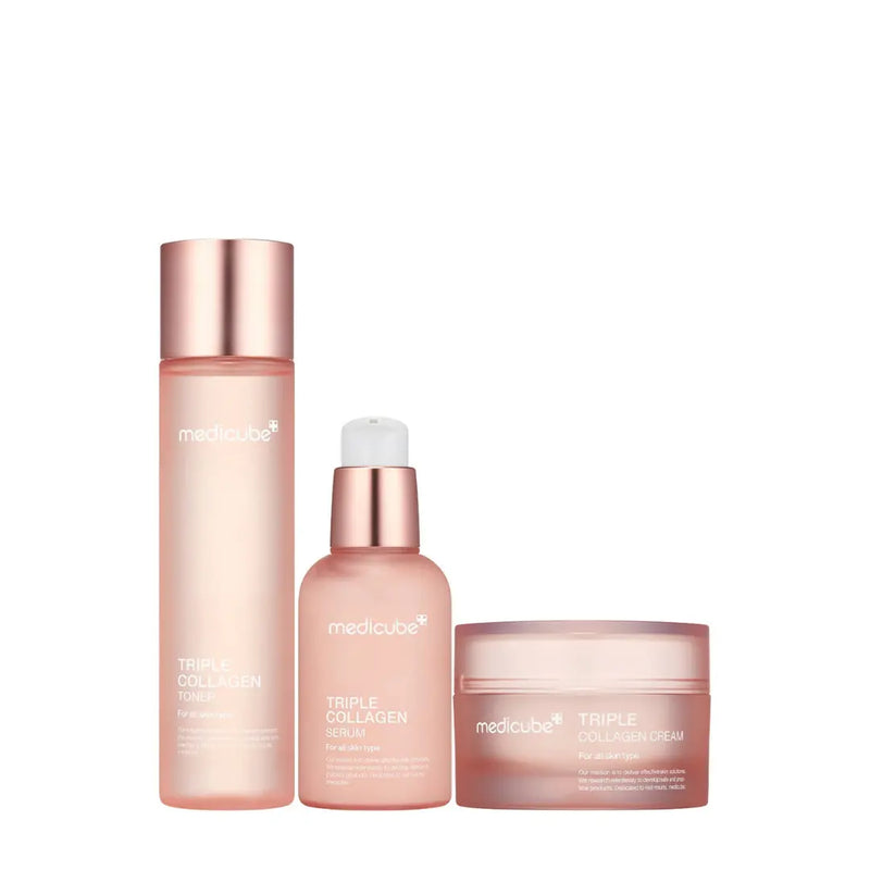 Medicube Triple Collagen Deep Glow Set | Hydrates, Firms & Boosts