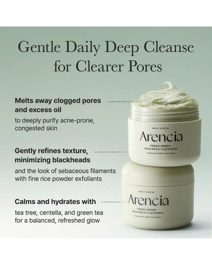 Arencia - Fresh Green Rice Mochi Cleanser