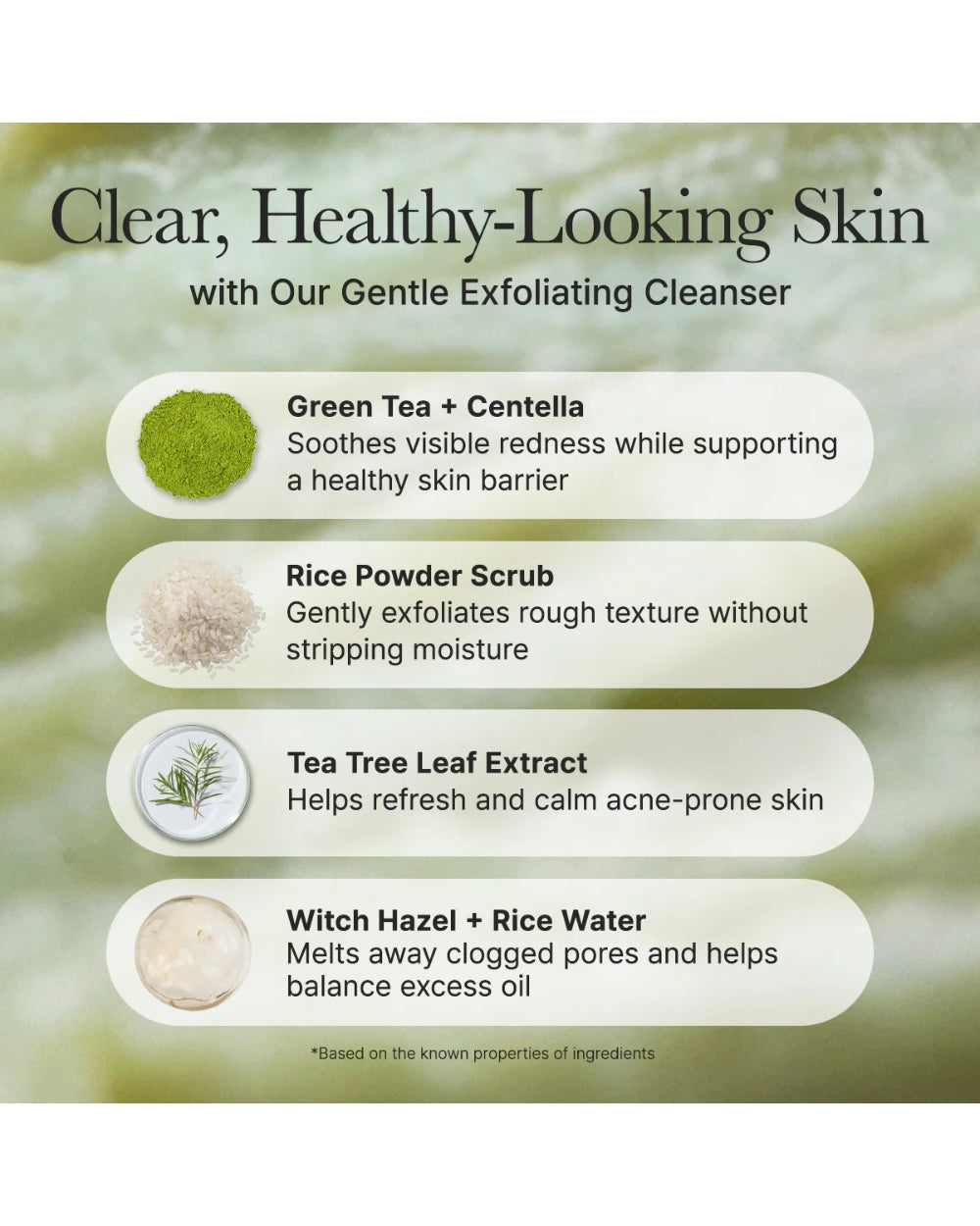 Arencia - Fresh Green Rice Mochi Cleanser