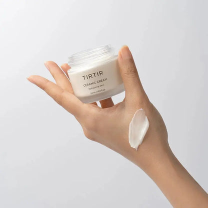 TIRTIR Ceramic Cream lifestyle shot for deep hydration